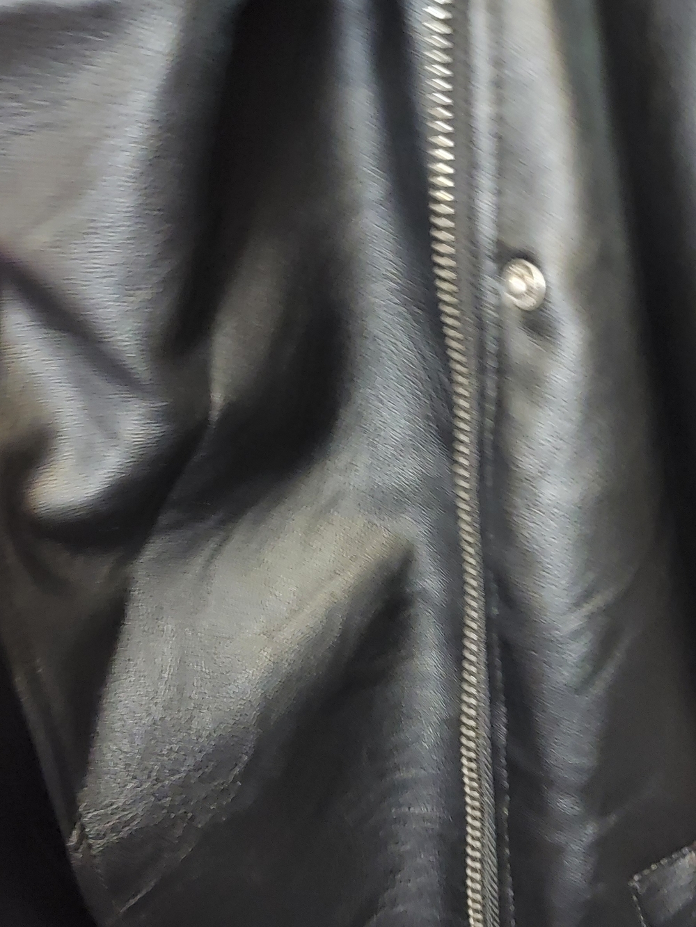 Levi's Women's Black Faux Leather Moto Jacket Size Medium - Picture 10 of 13
